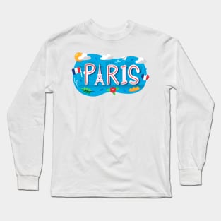 PARIS Long Sleeve T-Shirt